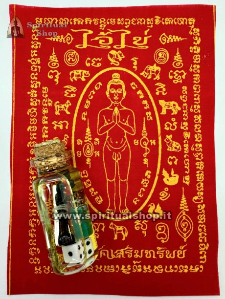OLIO MAHA LAP ((มหาลาภ) per la RICCHEZZA, SUCCESSO, VINCITE, LAVORO e CAMBIO VITA. Da AJARN MOGG! (ESCLUSIVA Spiritual Shop Solo 10 Pezzi Prodotti) Non torna più Disponibile!