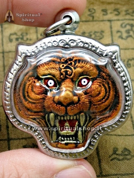 Amuleto Thailandese Tigre Sacra Wat Bang Phra – Protezione da Malocchio, Fatture e Energie Negative