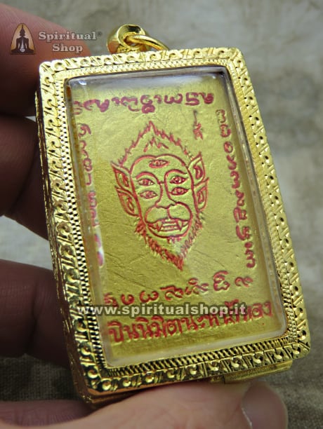 🤩Amuleto Thailandese le 4 ENTITA' per avere PROTEZIONE, RICCHEZZA, RISPETTO, STATUS SYMBOL, BUSINESS (Dipinto a Mano dall'AJARN E' PEZZO UNICO E SUPER ESCLUSIVO NON TORNA PIU')*