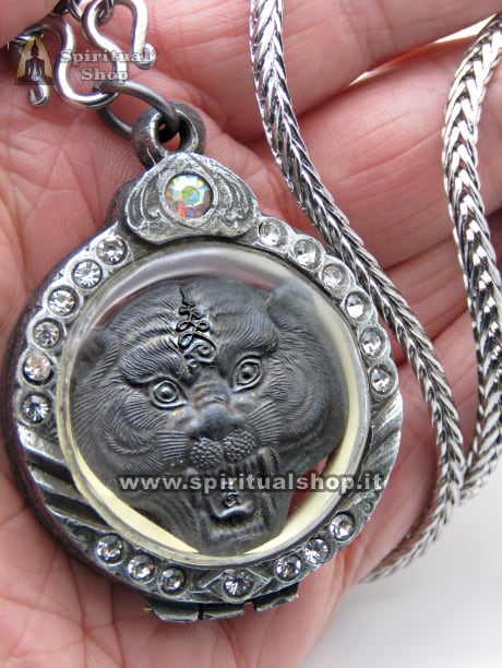 AMULETO THAILANDESE BLACK TIGER LP PERN