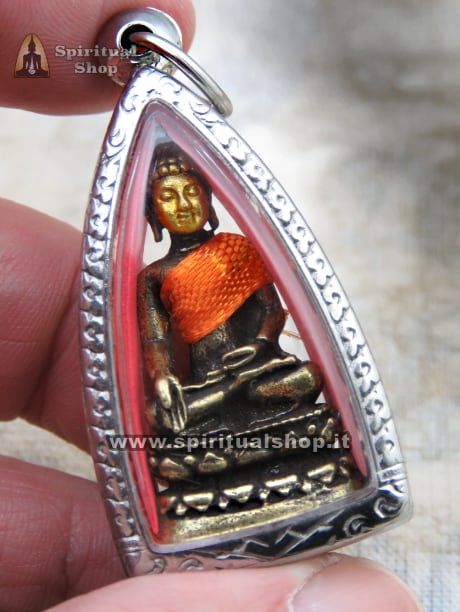 Amuleto Thailandese BUDDHA FACCIA D'ORO