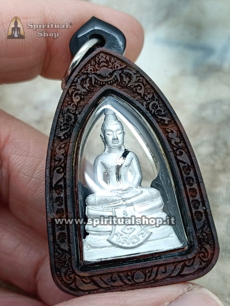 NUOVO STUPENDO Amuleto WHITE BUDDHA SILVER BAND per INFUSIONE DI CORAGGIO, CHIAREZZA MENTALE, PACE INTERIORE e ENERGIA POSITIVA NELLE TUE MANI (FATTI GUIDARE DA LUI)*