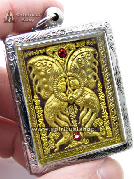 Amuleto BUTTERFLY SPIDER MAGIC dal grande KRUBA KRISSANA, SPRIGIONA FASCINO, AUTORITA', LEADERSHIP, PORTA RICCHEZZA, ABILITA' NEGLI AFFARI (Versione con Veste Monaco)*