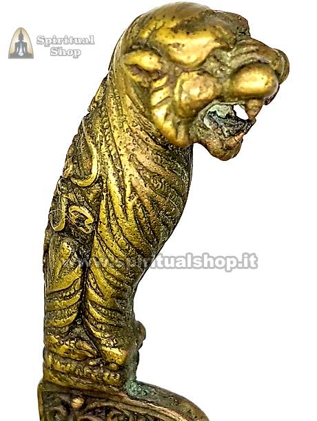 Rarissimo Coltello TIGRE Magica YANTRA di L.P. Pern Utilizzato per ALTA PROTEZIONE da qualsiasi MAGIA, INSIDIA o NEMICO (Con Rituale Originale)
