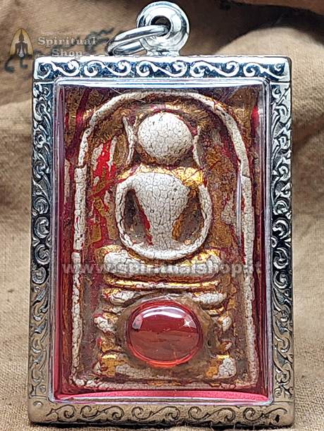 AMULETO SOMDEJ KAISER GEMMA NAGA ROSSA Per AMORE FORTUNA ENERGIA POSITIVA*