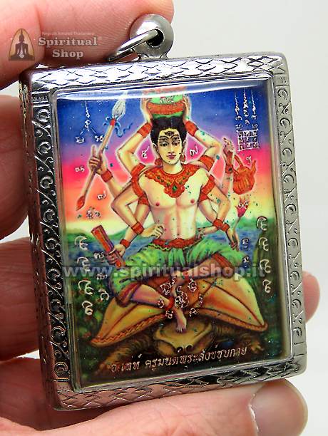 Amuleto Thailandese 🔥LOCKET MASTER KHUAN PEAN Versione JUMBO (per AMORE, DENARO, LAVORO, PROTEZIONE TOTALE con 101 Polveri Magiche Templi (Edizione Limitata)*