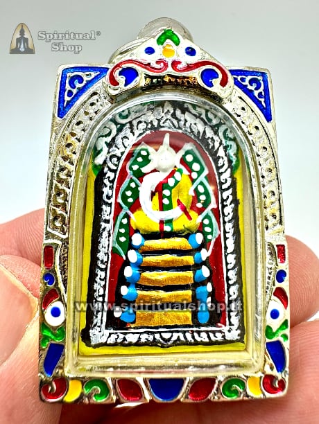 Amuleto Thailandese LP KOON per DENARO, VINCITE, CAMBIO VITA. CELEBRATIVO ARGILLE TEMPIO WAT BAN RAI + ENERGIZZAZIONE ULTERIORE WAT BANG PHRA! (ULTIMO PEZZO)*