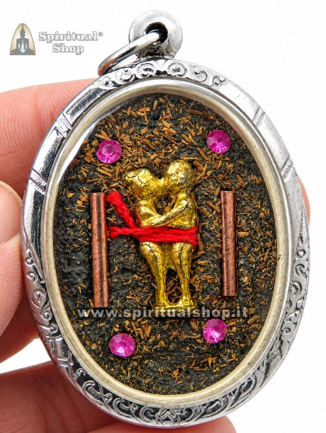 Amuleto Thailandese PHRA NGANG 4 YANTRA SEX (Per UOMO) Potente per SEDURRE e CONQUISTARE DONNE (Terre Sacre 108 TEMPLI)