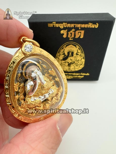 Amuleto Thailandese LUXURY PHRA PIDTA 3D-4K Protezione Totale contro Sfortune, Magia Nera, Fatture, Perdite Economiche con TEMPLE BOX e Mantra Speciale. Pezzo Super Esclusivo in LIMITED EDITION (ULTIMO PEZZO!)*