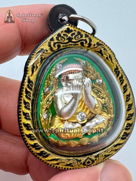 Amuleto Thailandese LUXURY PHRA PIDTA 3D "MASTERPIECE" Protezione Totale contro Sfortune, Magia Nera, Fatture, Perdite Economiche con TEMPLE BOX Certificato e Mantra Speciale. Pezzo Super Esclusivo in LIMITED EDITION (UNICO PEZZO!)*