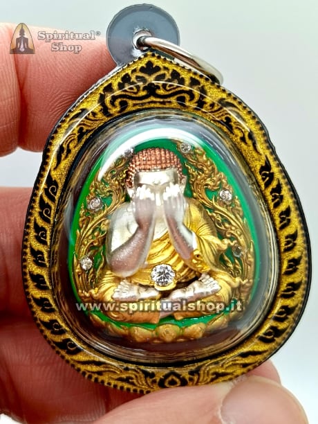 Amuleto Thailandese LUXURY PHRA PIDTA 3D "MASTERPIECE" Protezione Totale contro Sfortune, Magia Nera, Fatture, Perdite Economiche con TEMPLE BOX Certificato e Mantra Speciale. Pezzo Super Esclusivo in LIMITED EDITION (UNICO PEZZO!)*