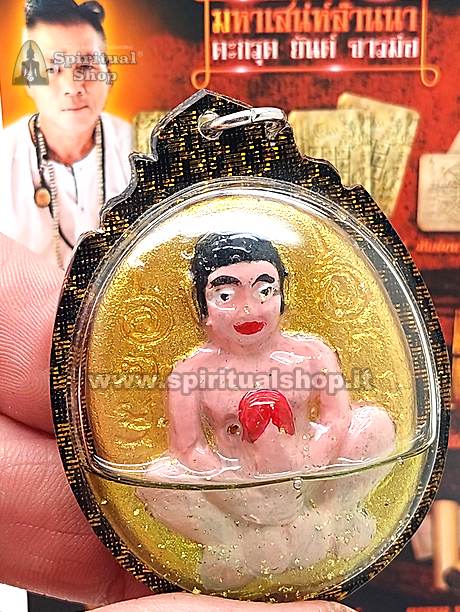 Pontentissimo Amuleto per Uomo "POR PER" OLIO NAGOM per CONQUISTARE DONNE con 8 Takrut Firmato dal Monaco (Imperdibile!)*