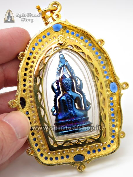 Amuleto Thailandese "SACRA LUCE DI BUDDHA KRING LEKLAI BLUE" VITA FORTUNATA, RICCHEZZA, PROTEZIONE TOTALE (Pezzo da Museo) RARO e UNICO PEZZO! NON PUOI PERDERTELO*