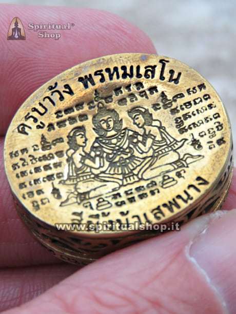 Amuleto Thailandese SCRIGNO MAGICO YANTRA PER FASCINO E RICCHEZZA CON CERA ENERGIZZATA. PUOI USARLO IN TASCA E' DISCRETO ED INVISIBILE (UNICO PEZZO)*