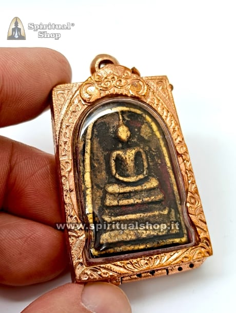 Amuleto Thailandese SOMDEJ THONG DAENG Richiama e Concentra Grande Carica di Energia Positiva, Per contrastare Eventi Negativi, Conflitti e Invidie, in Ambito Familiare, Lavorativo e Relazionale/Sentimentale +Regalo*