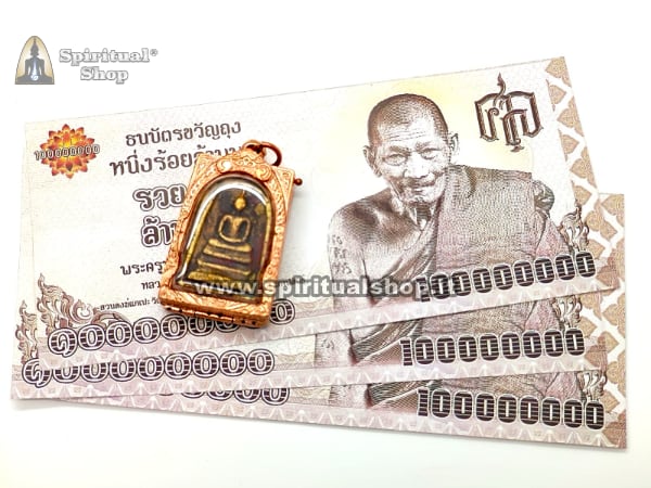 Amuleto Thailandese SOMDEJ THONG DAENG Richiama e Concentra Grande Carica di Energia Positiva, Per contrastare Eventi Negativi, Conflitti e Invidie, in Ambito Familiare, Lavorativo e Relazionale/Sentimentale +Regalo*