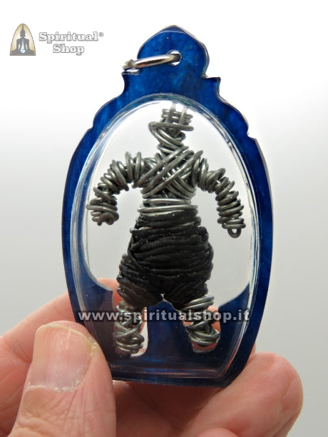 POTENTE PAYOON STEEL (ACCIAIO) ASSORBE E RIFLETTE CONTRO I TUOI NEMICI MAGIA NERA, INVIDIA, FATTURE, ENERGIE NEGATIVE. Dal TEMPIO WAT BANG PHRA (Unico Pezzo)