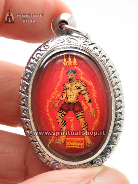AMULETO THAILANDESE "WERETIGER GURU LOCKET" per Leadership e Prestigio, Successo e Dominio, Protezione Totale. Limited Edition (Unico Pezzo)