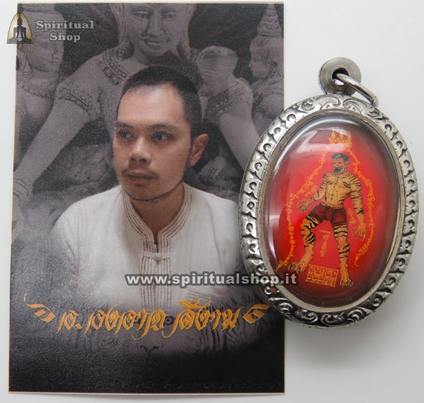 AMULETO THAILANDESE "WERETIGER GURU LOCKET" per Leadership e Prestigio, Successo e Dominio, Protezione Totale. Limited Edition (Unico Pezzo)