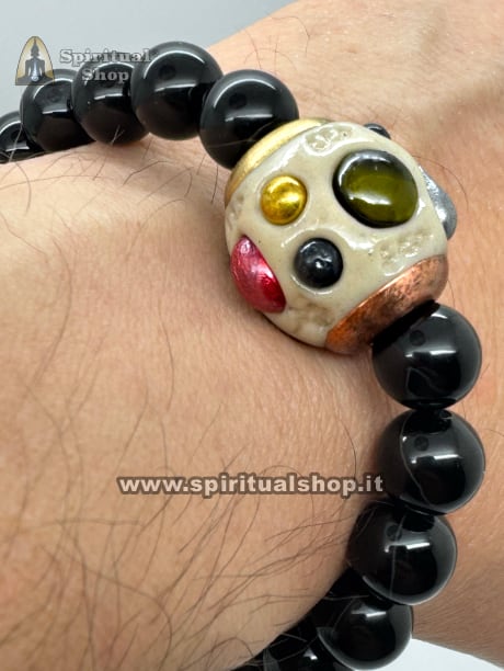 BRACCIALE "MALA" LEKLAI ELEMENTS da LP SOMPORN ha INFUSO TUTTA LA SUA ESSENZA!!! POTENTE per DENARO e MASSIMA PROTEZIONE (UNICO PEZZO ORMAI INTROVABILE!)*