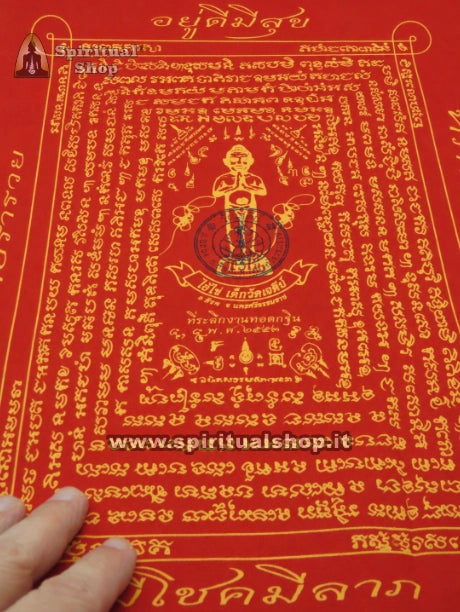 KUMAN THONG Chôk Dee (โชคดี) Consacrato per Ascoltare le tue Richieste e Trasformarle in Realtà. Con Stupenda Tela Magica (Potenza TOP)