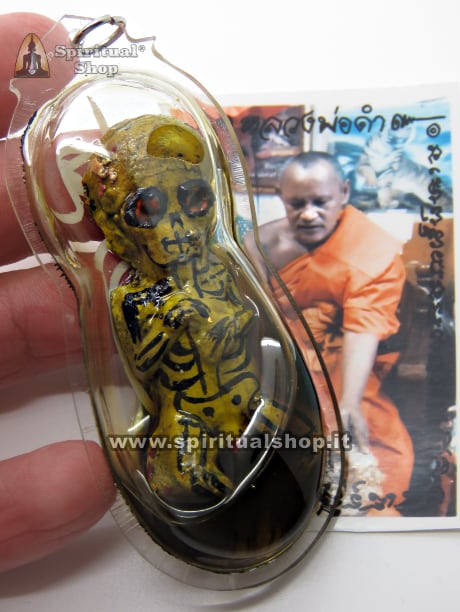 🔥KUMAN THONG 💀NECROMANTICO "KAM PHALAT" 108 OLII NERI POTENZA SCONFINATA - CHIEDIGLI DI ESAUDIRE I TUOI DESIDERI PIU' SEGRETI. NON RICHIEDE OFFEERTE (UNICO PEZZO)*