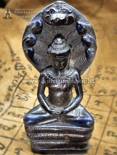 Statuina MAGICA in LEK LAI "COBRA NAGA BLUE BLACK" Potentissima per PROTEZIONE PERSONALE e AMBIENTI (E' DA ANNI INTROVABILE)*