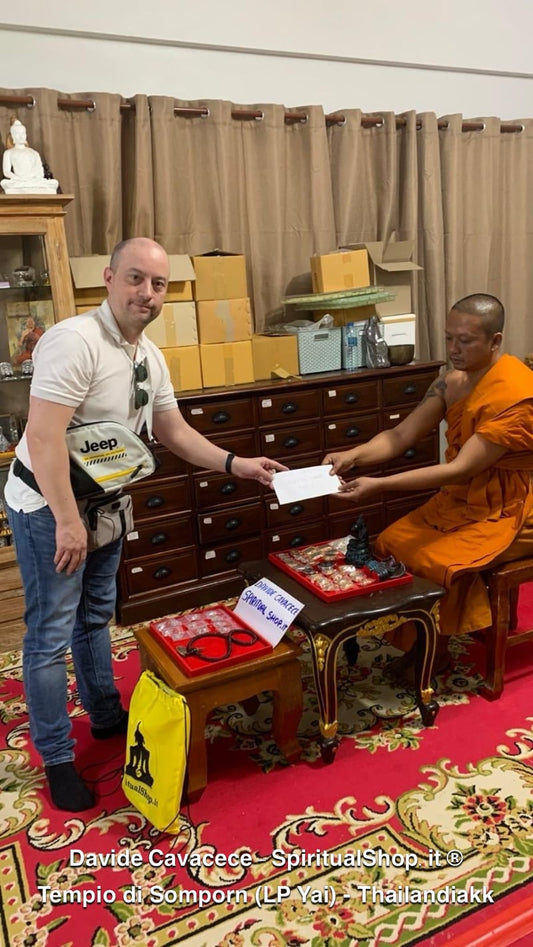 LEK LAI "GOLDEN PEARL" PRESA DA ME AL TEMPIO DI SOMPORN (LP YAI) LASCIATA DAL GRANDE MONACO PER CHI VUOLE ATTRARRE RICCHEZZA E BENESSERE ECONOMICO (ENTRA E SCOPRILA PRIMA CHE SIA VENDUTA) SOLO 1 PEZZO !!!*