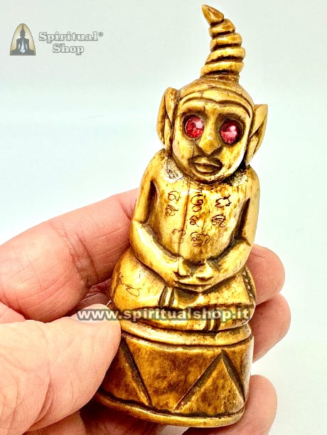 STATUINA PHRA GANG KRING YANTS MAGICI dal Tempio Wat Bang Phra Preparata per 1 Fortunato per Donargli RICCHEZZA, ABBONDANZA, LAVORO, VINCITE (UNICO PEZZO)*