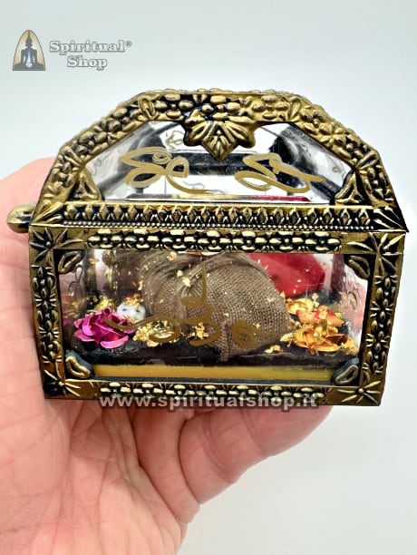 RARO SCRIGNO DOPPIO KUMAN THONG NAGON YANTS VOODOO ULTRA POTENTE PER PROTEZIONE E RICCHEZZA! (UNICO PEZZO)*