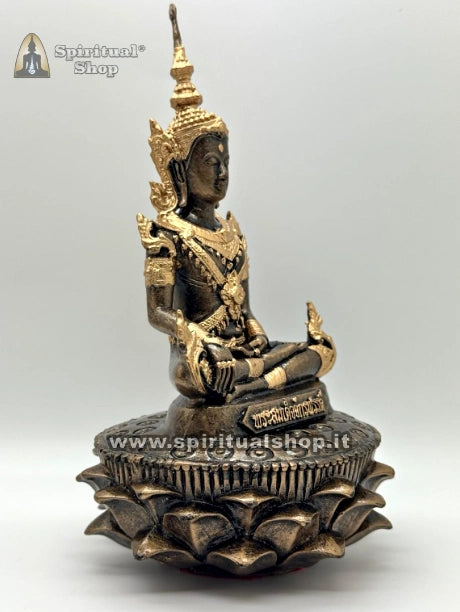 Statua Buddha Imperatore per FORTUNA e RICCHEZZA Realizzata in vero LEK NAM PEE Energizzata e Benedetta dal Monaco (Solo 1 Disponibile)