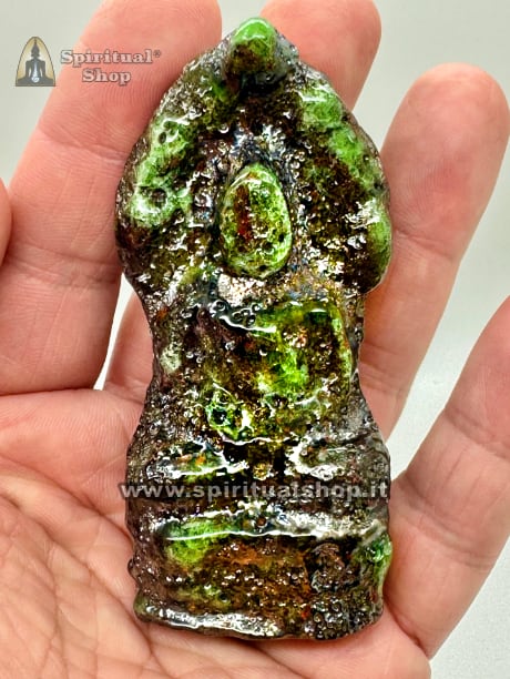 🔥Statuina Thailandese 💰 "GREEN NAGA MONEY" ESPLOSIONE DI LAVORO, ABBONDANZA DI DENARO, CAMBIO DI VITA, CARRIERA, BORSA, PROTEGGE I TUOI AVERI e li MOLTIPLICA + Regalo 💶 3 BANCONOTE MAGICHE 1,000,000 !*