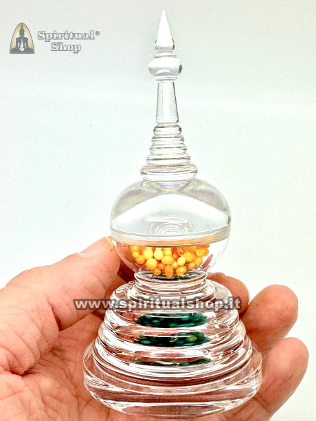 Edizione esclusiva della STUPA con Sarira – Doppio Scomparto e formato Maxi. Scegli tu i due elementi da inserire tra Amore, Amicizia e Prosperità Economica (UNICO PEZZO DISPONIBILE)*