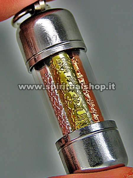 TALISMANO PORTAFORTUNA Takrut MAGNUM 3 Diamond Yant Ricercatissimo per SOLDI - FORTUNA - PROTEZIONE + Collana in Regalo!*