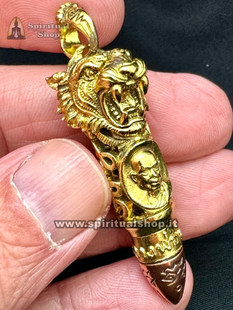 STREPITOSO TAKRUT TIGRE "GOLDEN" EDIZIONE LIMITATISSIMA NUMERATA (Contro Energie Negative e Per Successo Personale e Lavoro con Accrescimento Denaro) OGGETTO ESCLUSIVO IMPERDIBILE (UNICO PEZZO INTROVABILE)*