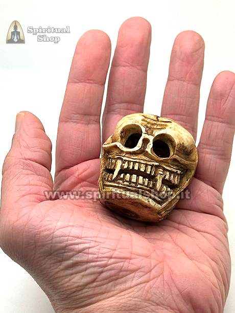 Potentissimo Talismano di Protezione SACRO TIBETANO Rilasciato da Lama Scolpito Osso YAK!*