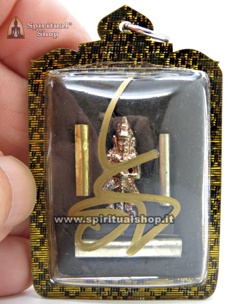 Talismano Thailandese RAHU MOKLOK FULL YANTS Specifico per GROSSE VINCITE (Giochi, Scommesse, Gratta e Vinci, Lotto...) con Magnifico PHA YANTS ROSSO in Regalo (Unico Pezzo)*