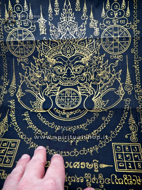 Talismano Thailandese DIVINO RAHU - Raro Pezzo Unico per RICCHEZZA, LAVORO, PROSPERITÀ e INVERSIONE CATTIVA SORTE + Mega Pha Yant Regalo!
