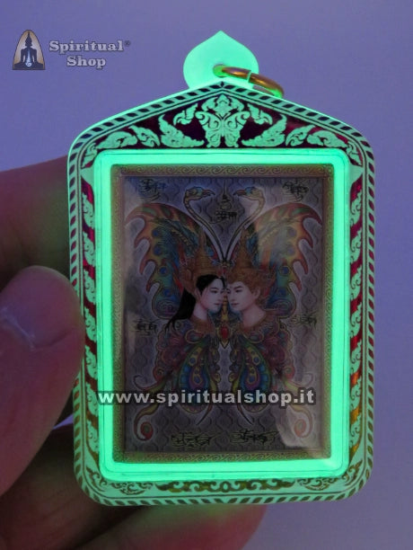 Talismano Thailandese Potentissimo "DOUBLE POWER" - Ultra Raro per RICCHEZZA, REALIZZAZIONE ECONOMICA, LAVORO, Realizzati solo 30 pezzi dal grande KRUBA KRISSANA!