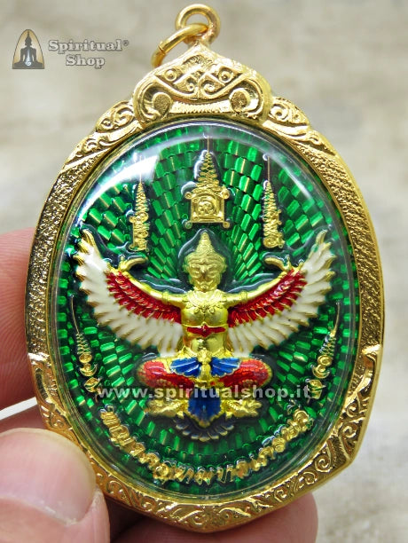 Talismano Thailandese GRAND GARUDA per RICCHEZZA, SUCCESSO, COMANDO, PROTEZIONE (Unico Pezzo)