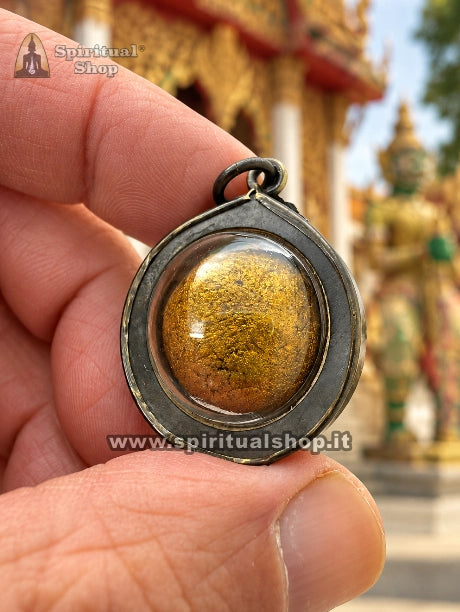 Talismano Thailandese Look Gon Ricchezza Vincite Prosperità - Polvere Tempio Wat Bang Phra (Ultimo Pezzo!)