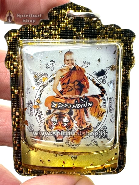 TALISMANO THAILANDESE DI LP PERN "108 OLII SACRI DEL TEMPIO" ENERGIZZATO MONACI WAT BANG PHRA per PROTEZIONE e RICCHEZZA! (UNICO PEZZO)*