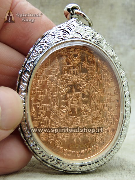 Talismano Thailandese Autentico Potentissimo SCUDO DI LP TUAD RIAN COPPER/SILVER per PROTEZIONE CONTRO SVENTURE, INCIDENTI, FATTURE, MAGIA NERA, MALOCCHI, INVIDIE*