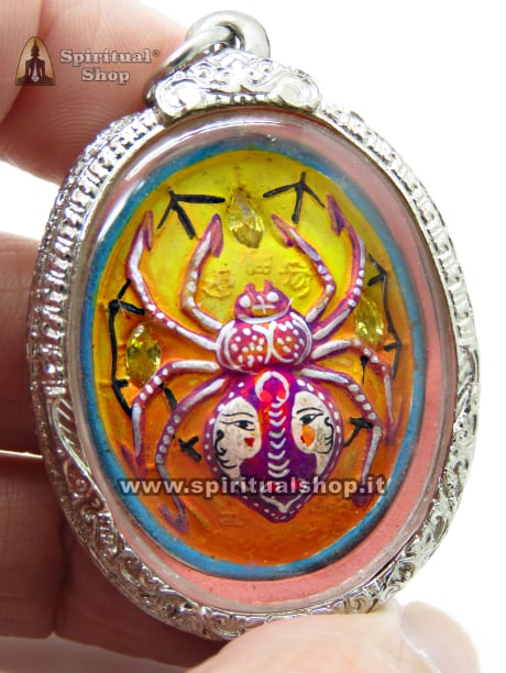 Talismano Thailandese 🕷️RAGNO SACRO DELLA RICCHEZZA dal grande KRUBA KRISSANA, IMBRIGLIA RICCHEZZA, VINCITE, FAMA NELLA SUA TELA (UNICO PEZZO)*