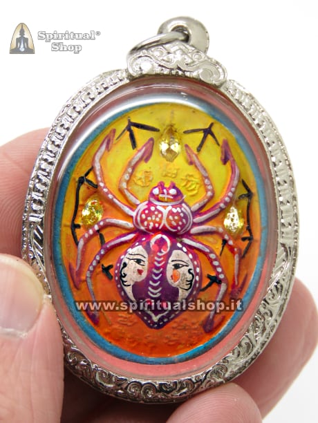 Talismano Thailandese 🕷️RAGNO SACRO DELLA RICCHEZZA dal grande KRUBA KRISSANA, IMBRIGLIA RICCHEZZA, VINCITE, FAMA NELLA SUA TELA (UNICO PEZZO)*