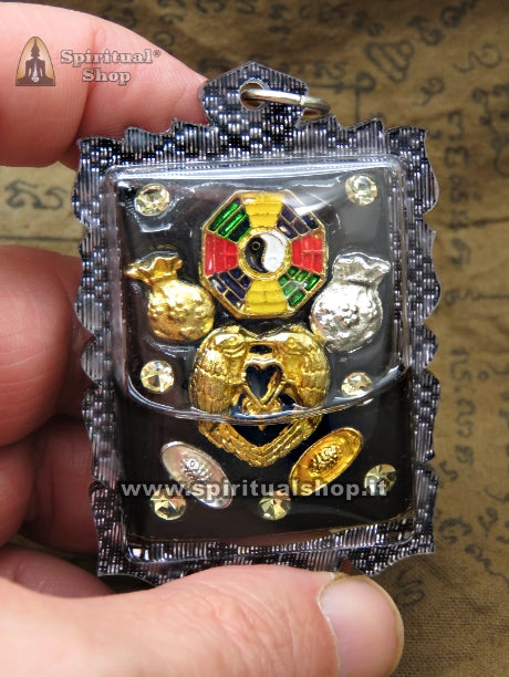 TALISMANO THAILANDESE LOCKET RUESI KANAK Massima Potenza per Ottenere RICCHEZZA, BENESSERE ECONOMICO, LAVORO, VINCITE AI GIOCHI con OLIO SACRO 108