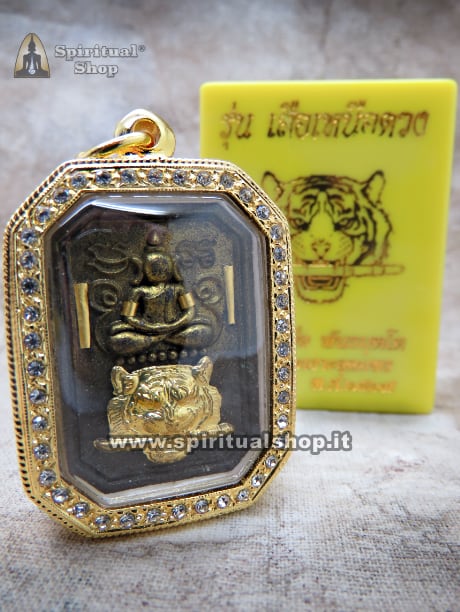 🔥STUPENDO Talismano Thailandese SOMDEJ LUXURY ULTRA-TIGER per essere Inarrestabile nella vita, Superando Qualsiasi Ostacolo! TOP ASSOLUTO Sigillo FOSFORESCENTE Edizione Limitatissima UNICO PEZZO (BOXATO)*