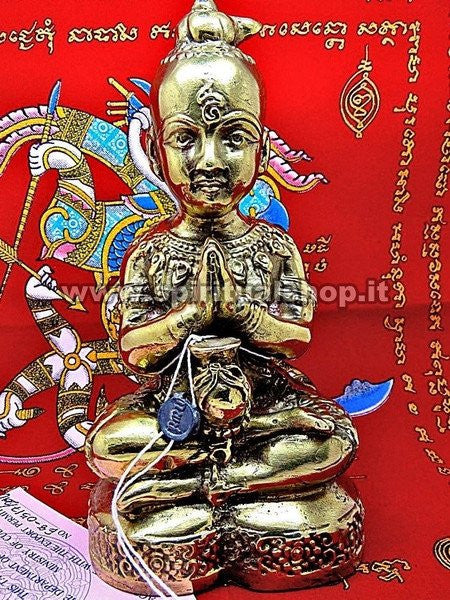 Kuman Thong Enorme e Stupenda Statua Magica* in Ottone Energizzata* da Monaco!