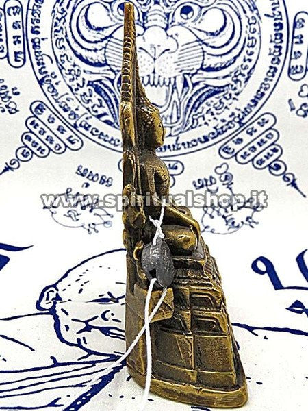 Statua Buddha Chinnaraj GROSSA in Ottone Energizzata da Monaci con certificato Min. Beni Culturali Thailandese!
