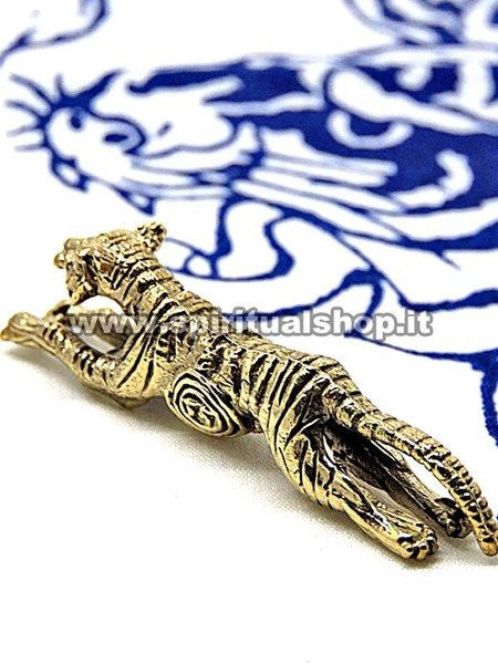 Amuleto di Protezione* Tigre del tempio Wat Bang Phra dai discepoli di L.P. Pern Per Ricorrenza